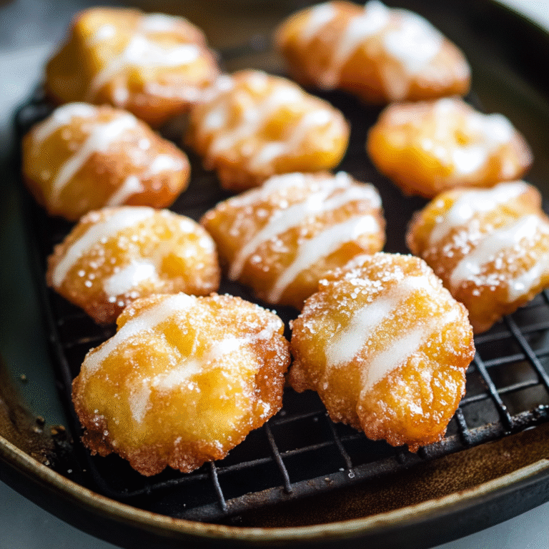 Fresh Peach Fritters 4 Servings Ultimate Delicious