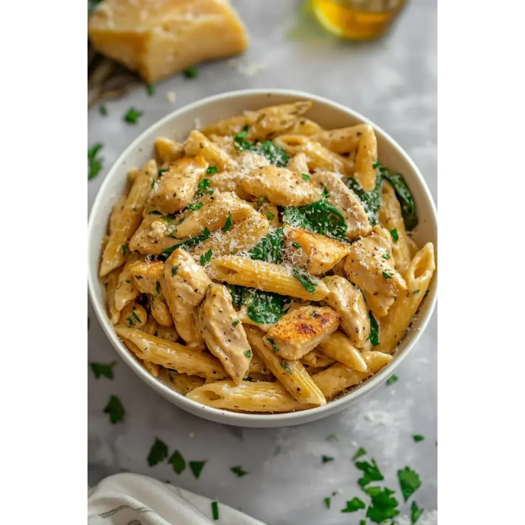 Healthy Garlic Parmesan Chicken Pasta 30 Minutes Amazing