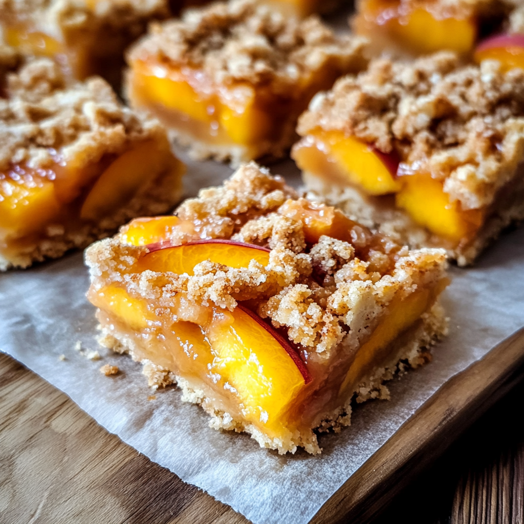Heavenly Summer Peach Bars 5 Steps Ultimate Delicious