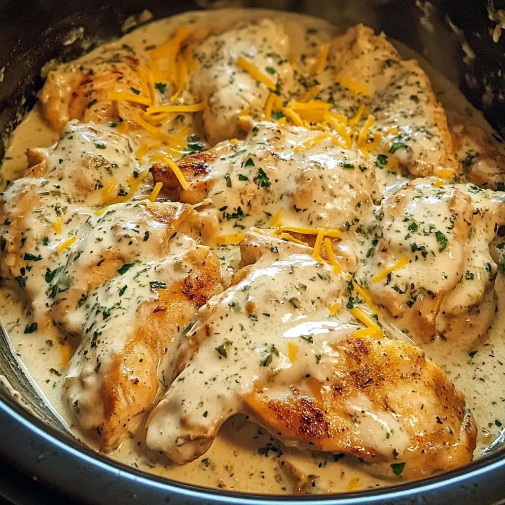 Ranch Chicken Crock Pot 4 Ingredients Easy Delicious
