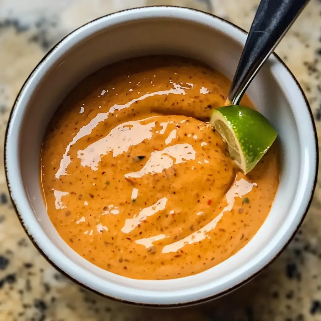 Chipotle Sauce with Garlic and Sour Cream 5 Steps Easy Delicious