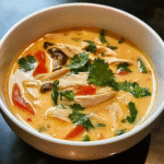 Crockpot Thai Coconut Chicken Soup 6 Steps Awesome Delicious