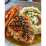 Garlic Herb Chicken with Mashed Potatoes: 3 Steps to Delicious