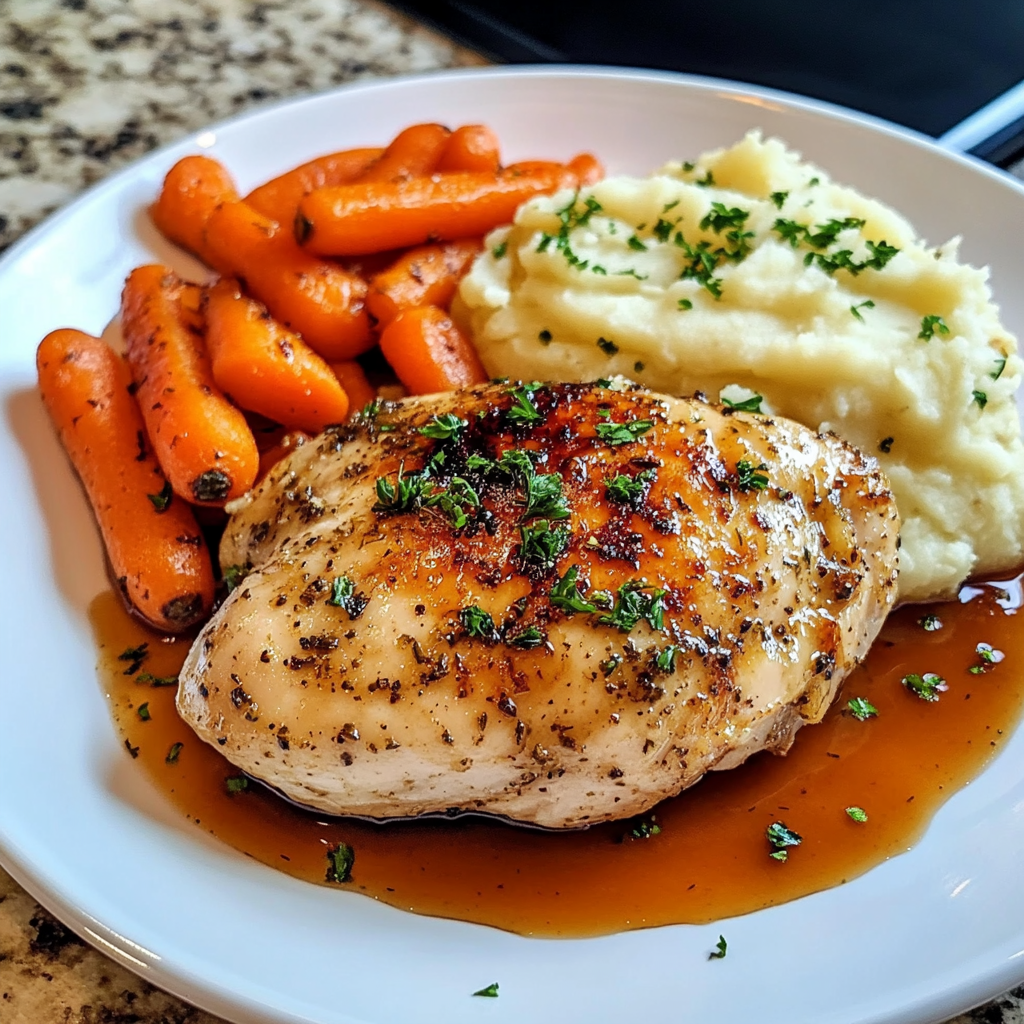 Garlic Herb Chicken with Mashed Potatoes: 3 Steps to Delicious