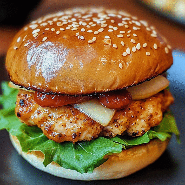 Spicy Chipotle Chicken Burger 4 Servings Ultimate Delicious