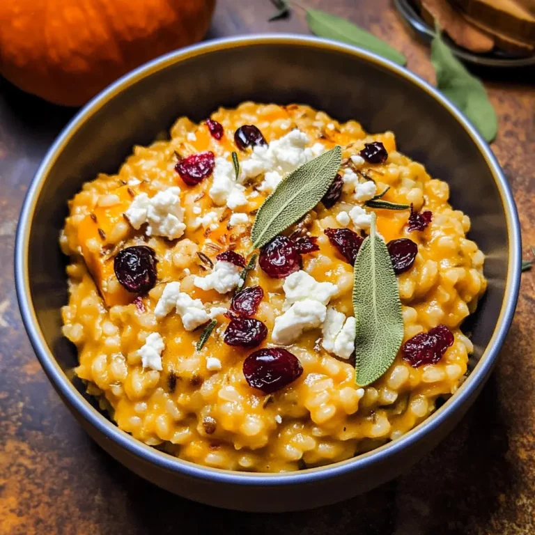 Baked Pumpkin Goat Cheese Risotto 30 Minutes Perfectly Delicious