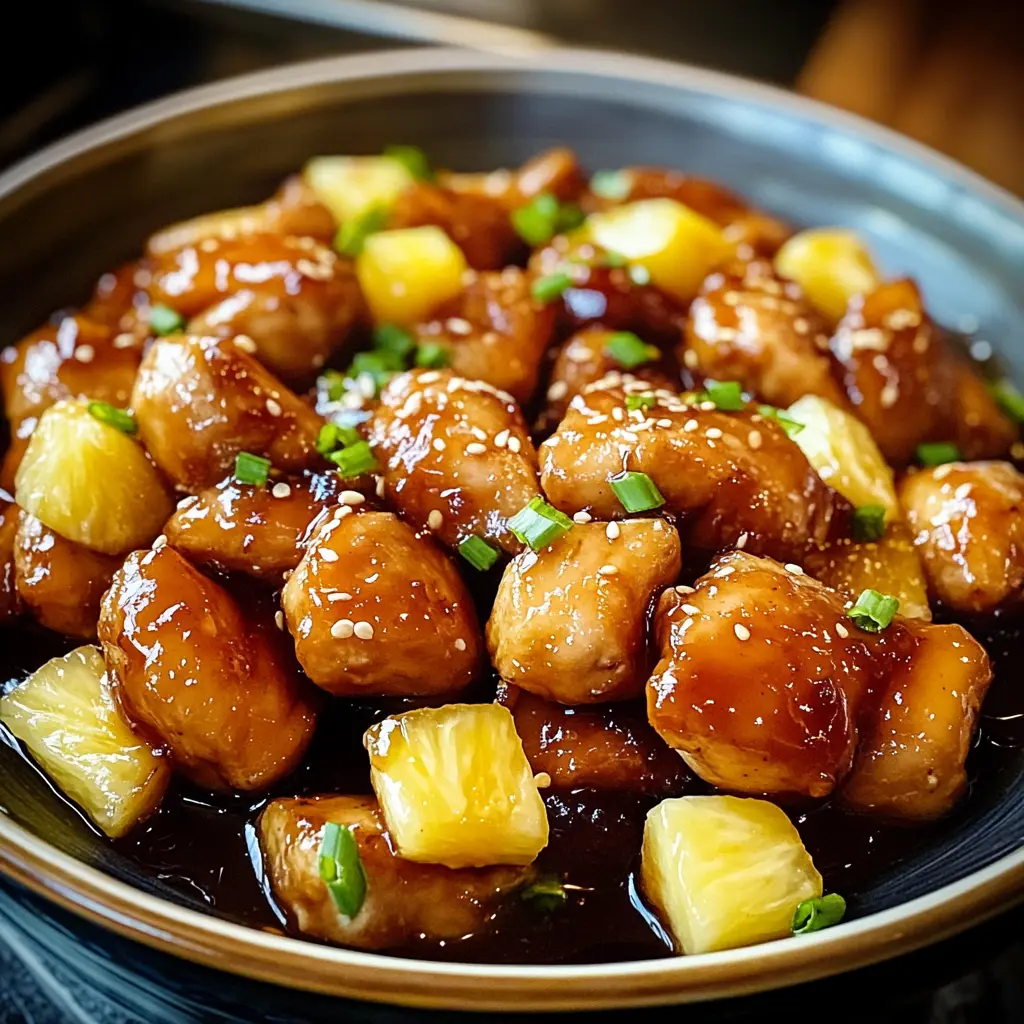 Brown Sugar Pineapple Chicken 4 Ingredients Easy Delicious