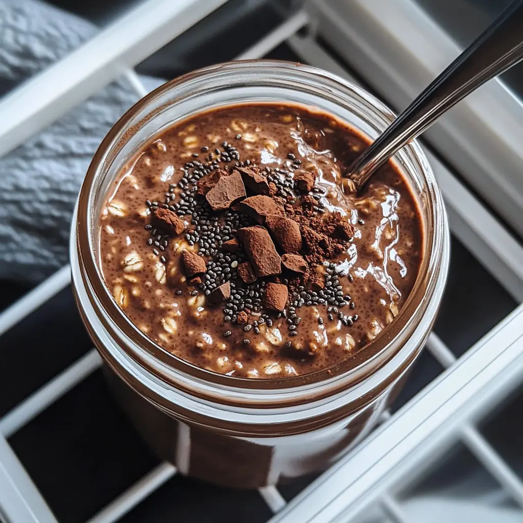 Brownie Batter Overnight Oats 5 Steps Easy Delicious