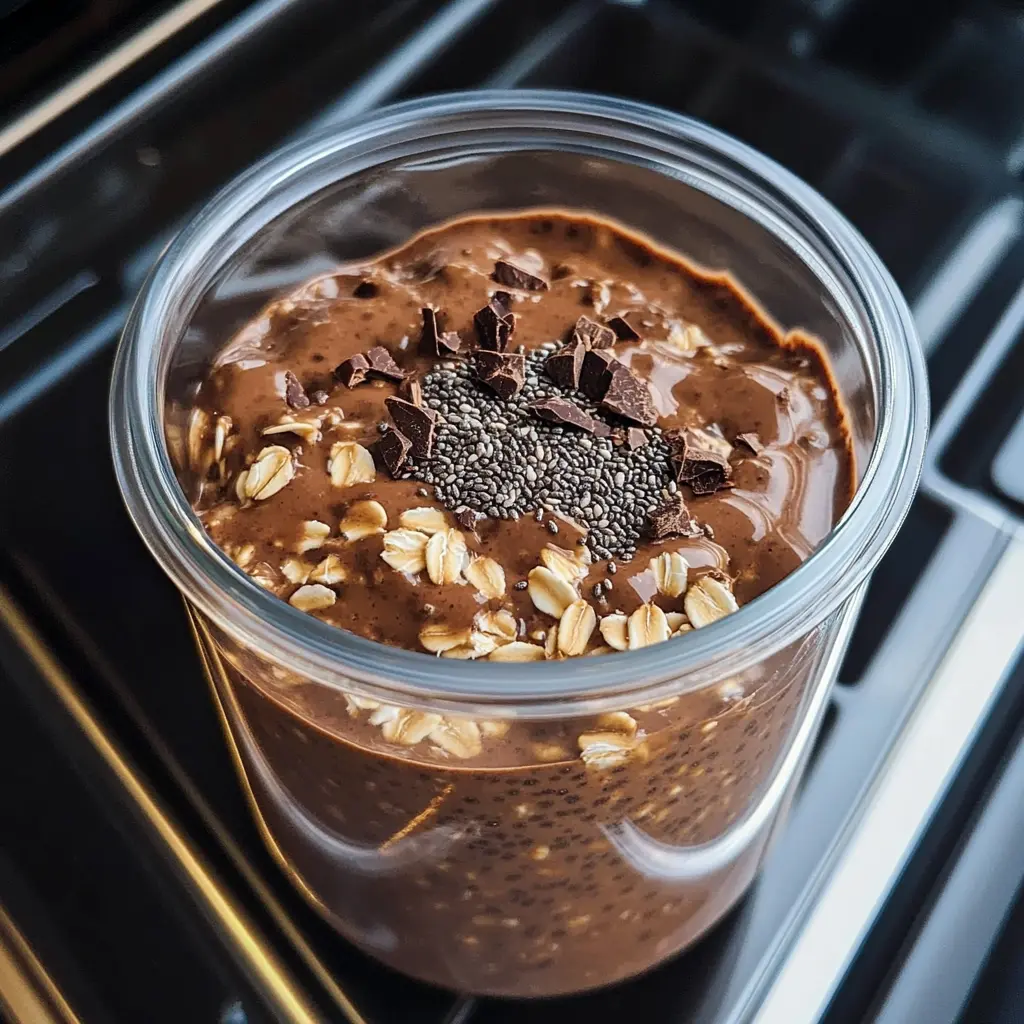 Brownie Batter Overnight Oats 5 Steps Easy Delicious