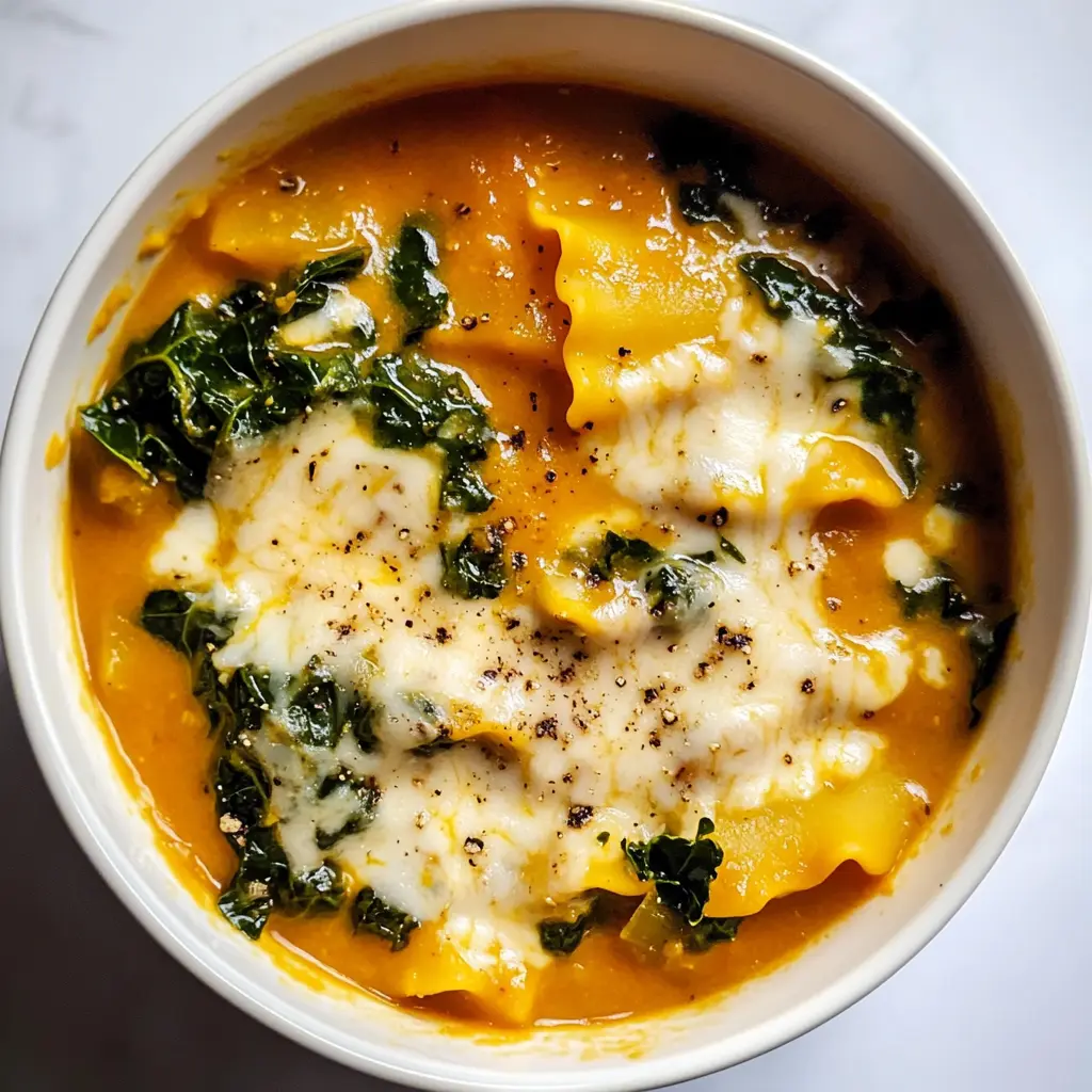 Butternut Squash Lasagna Soup 7 Ingredients Easy Delicious