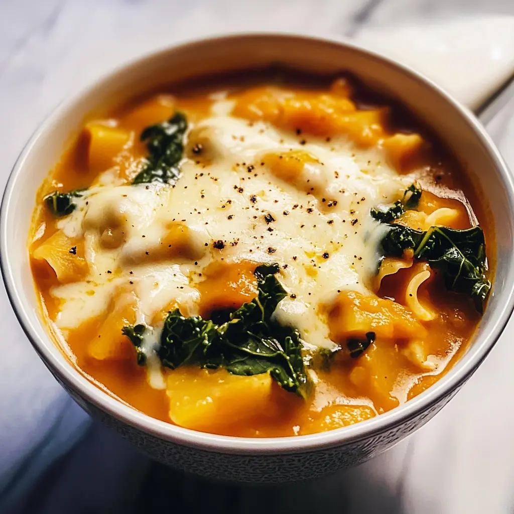 Butternut Squash Lasagna Soup 7 Ingredients Easy Delicious