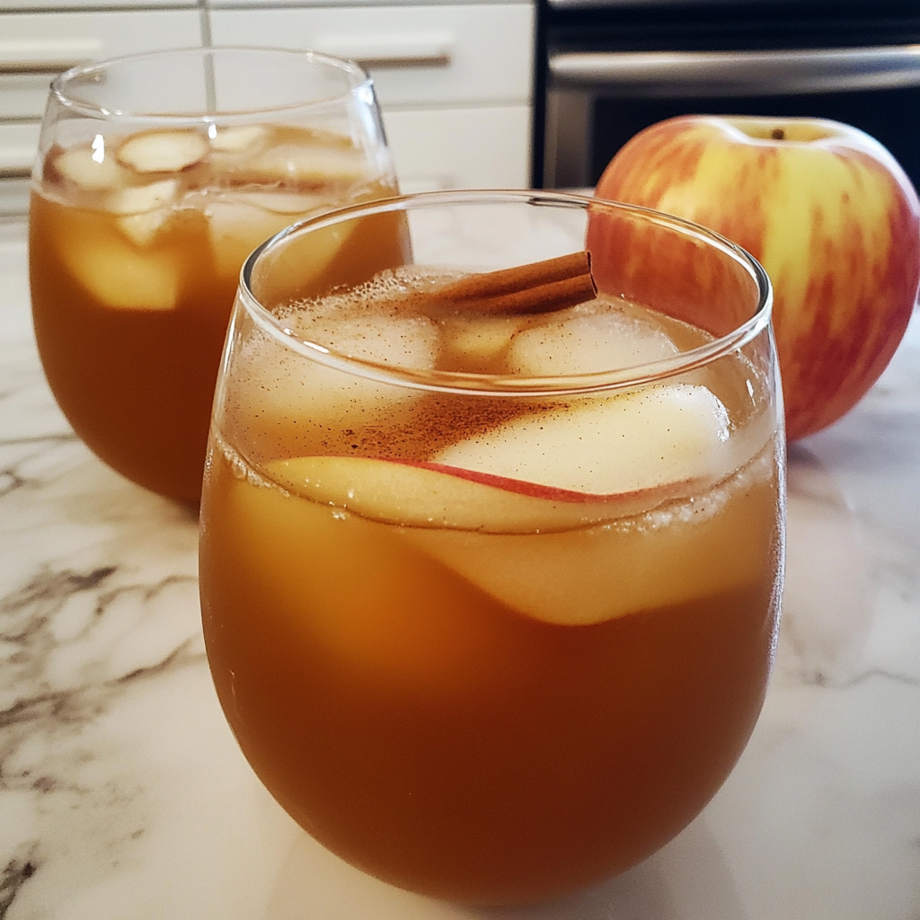 Caramel Apple Punch 4 Steps Easy Delicious