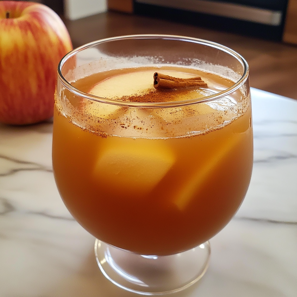 Caramel Apple Punch 4 Steps Easy Delicious
