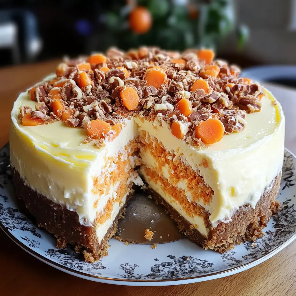 Carrot Cake Cheesecake 5 Steps Ultimate Delicious