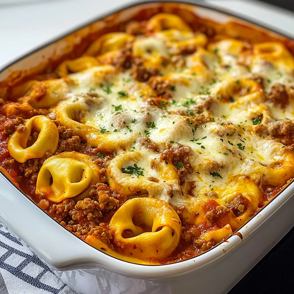 Cheesy Baked Tortellini 30 Minutes Easy Delicious