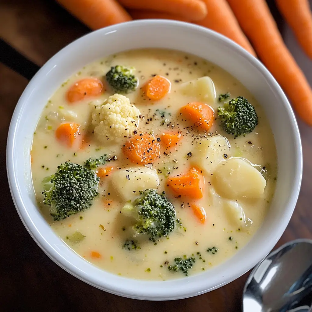Cheesy Vegetable Chowder 30 Minutes Ultimate Delicious