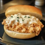 Chicken Alfredo Sloppy Joes 4 Servings Easy Delicious