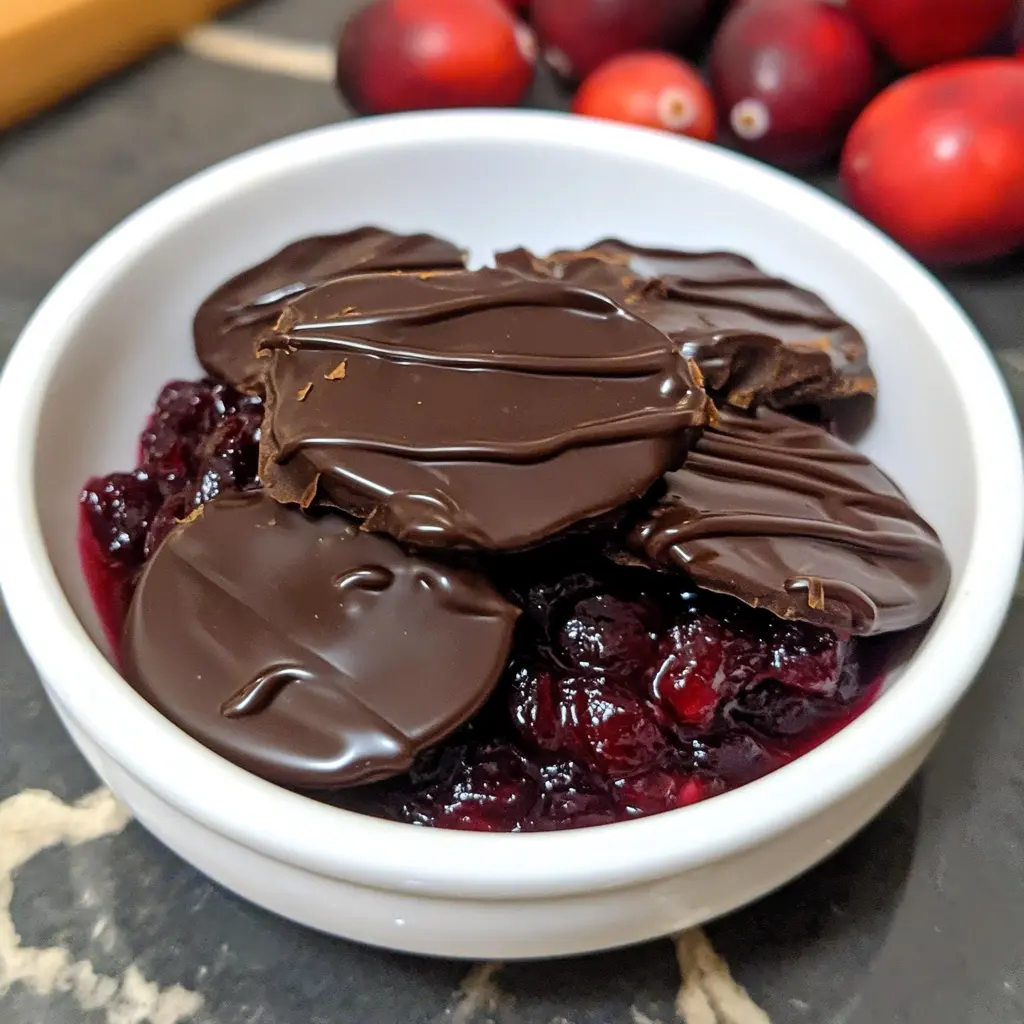 Chocolate Covered Cranberry Sauce 6 Steps Ultimate Delight