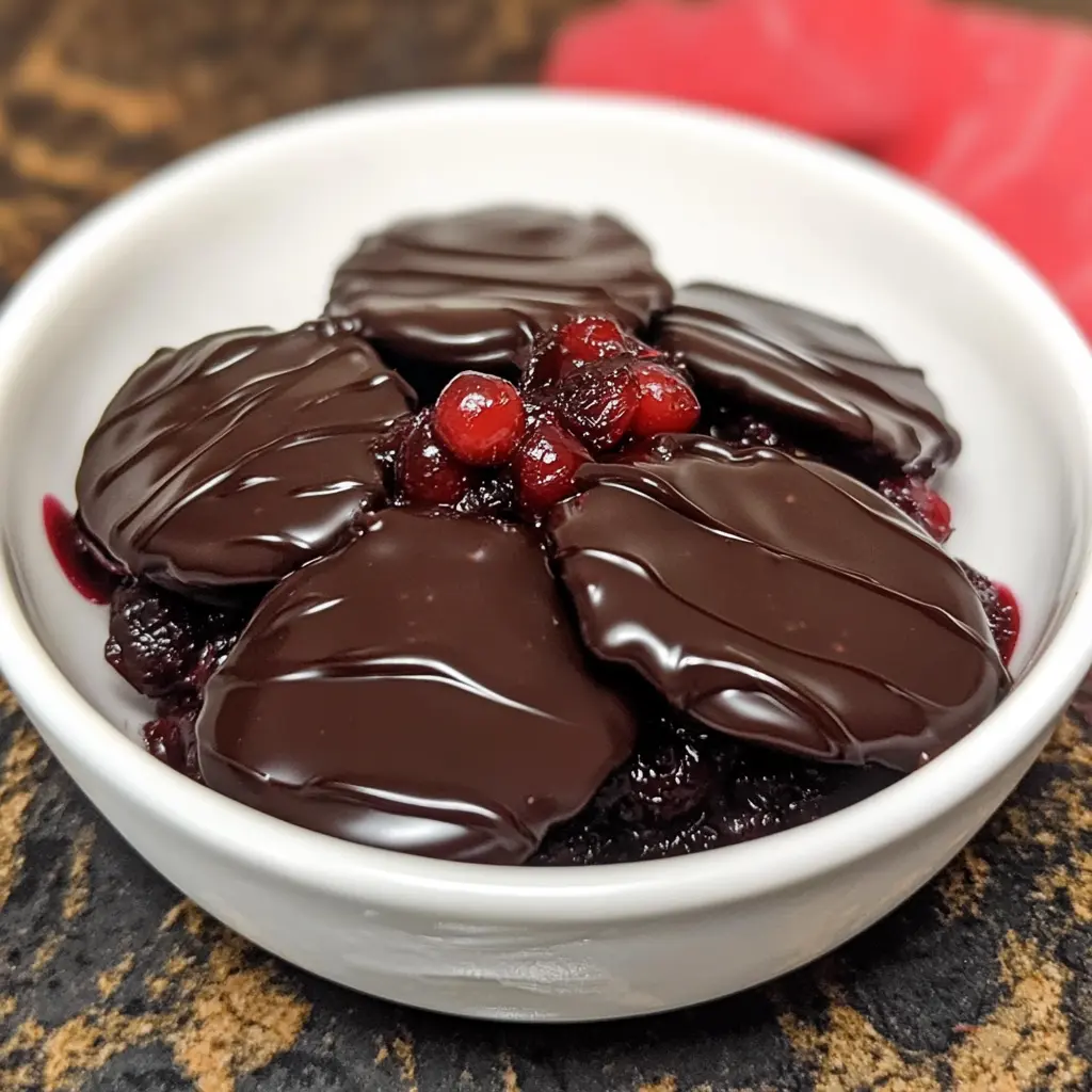 Chocolate Covered Cranberry Sauce 6 Steps Ultimate Delight