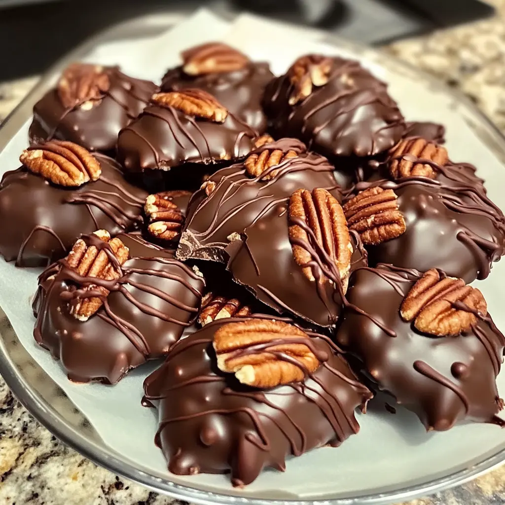 Chocolate Pecan Turtle Clusters 5 Steps Ultimate Delicious