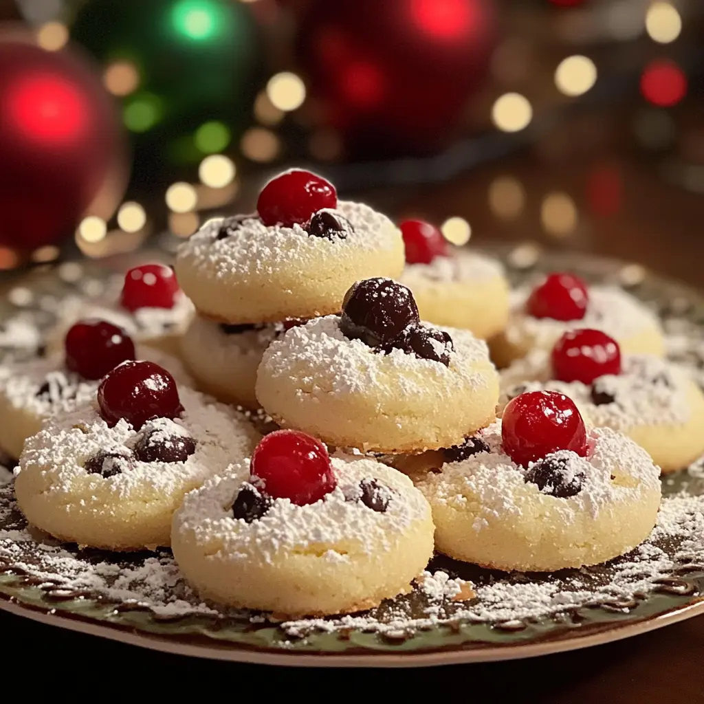 Cherry Shortbread Cookies 12 Minutes Easy Delicious