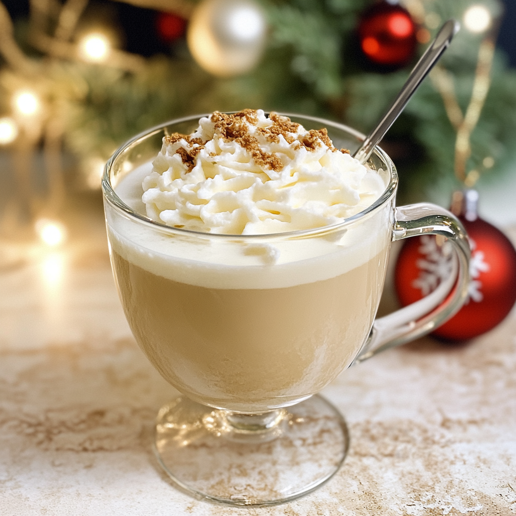 Enjoy the festive Christmas Morning Chai with creamy half and half and white chocolate. Try this delicious recipe today!