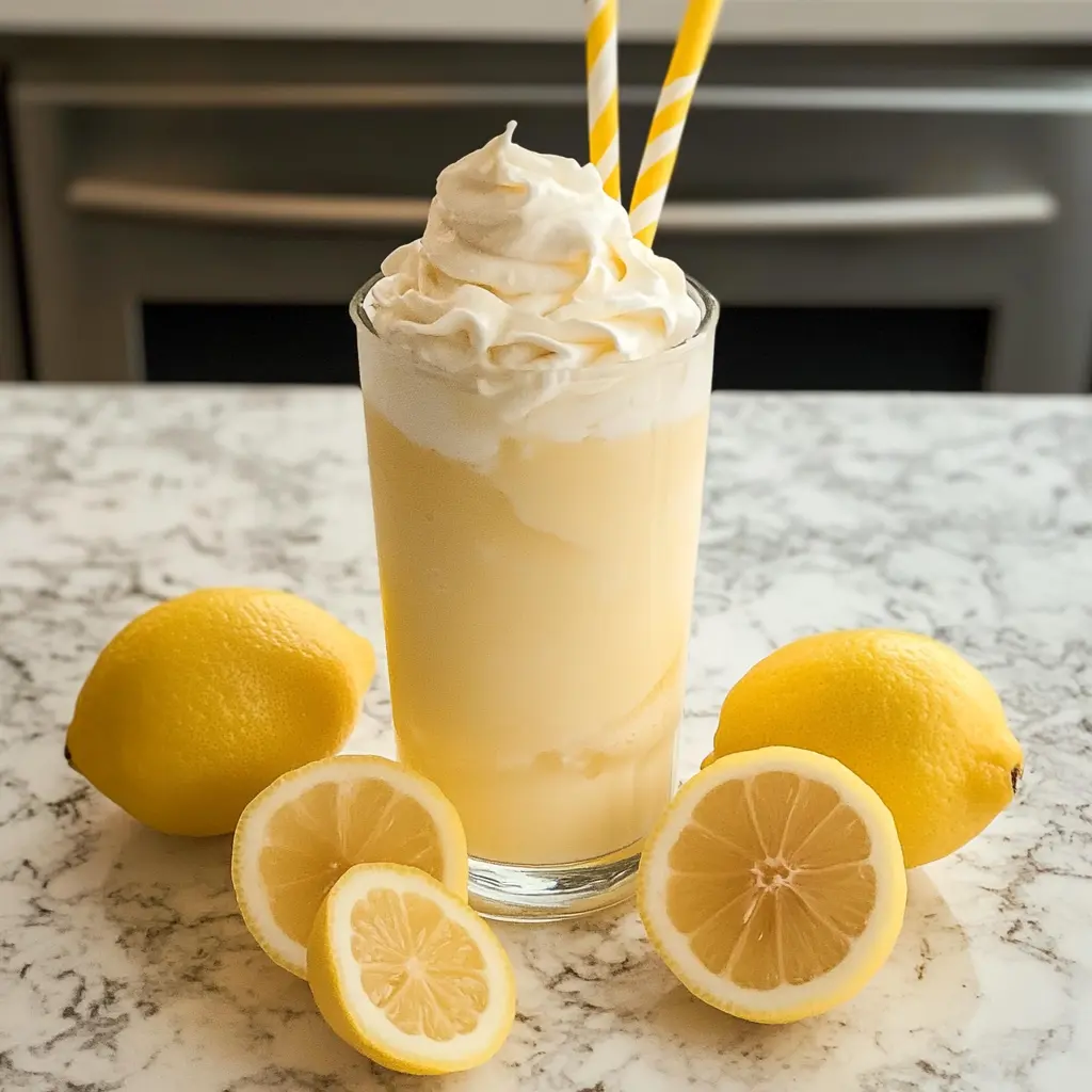 Copycat Chick-fil-A Frosted Lemonade 4 Servings Easy Delicious