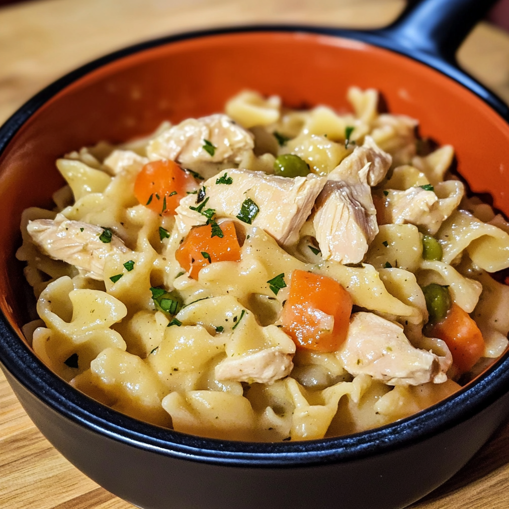 Creamy Chicken Pot Pie Pasta 6 Steps Ultimate Delicious