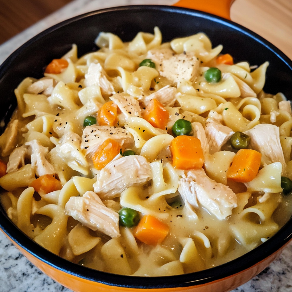 Creamy Chicken Pot Pie Pasta 6 Steps Ultimate Delicious