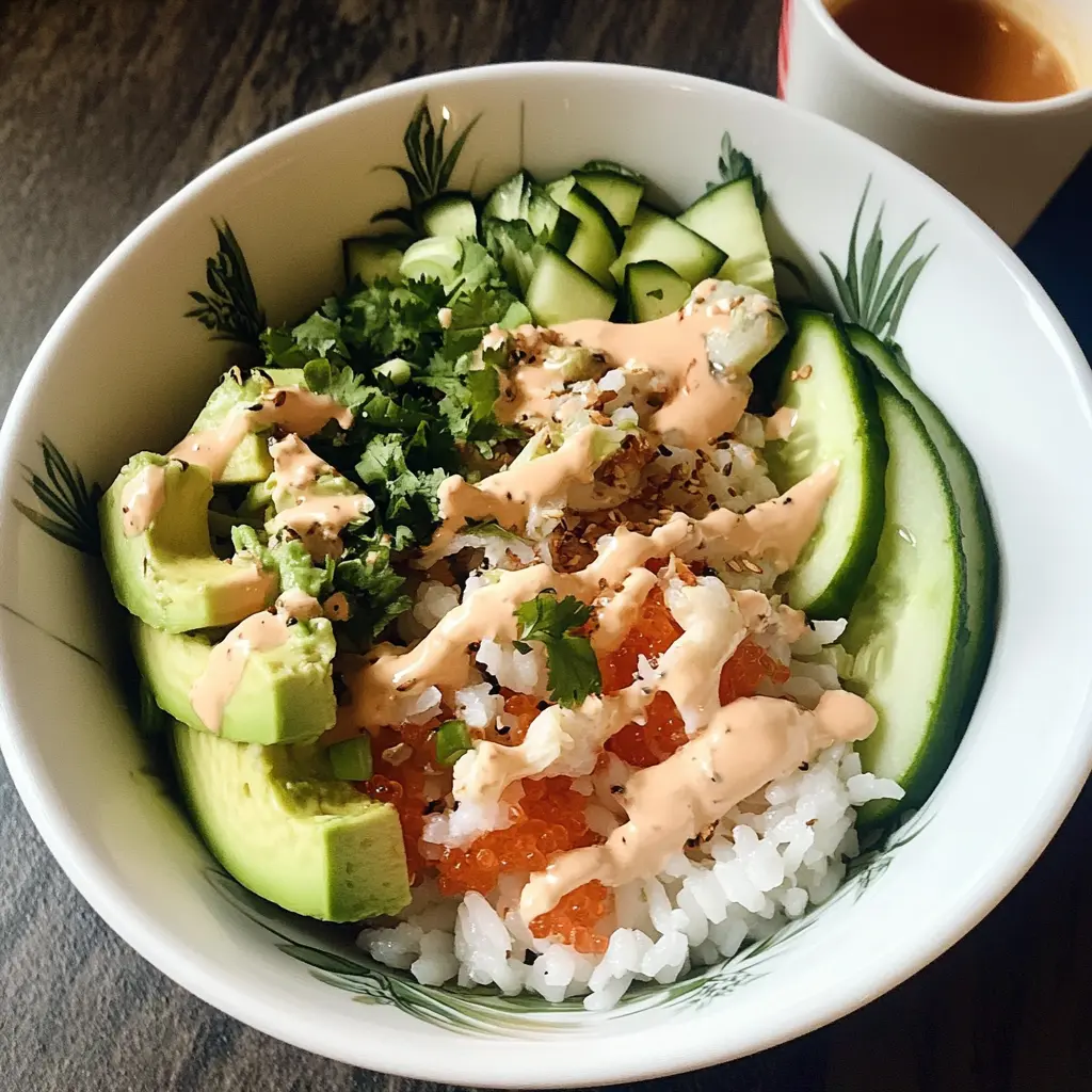 Crunch Roll Sushi Bowl 4 Servings Easy Delicious