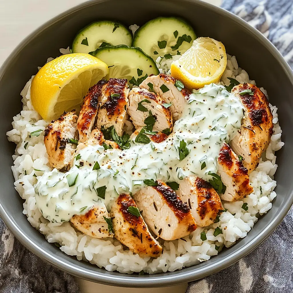 Dump-and-Bake Chicken Tzatziki with Rice: 6 Ingredients Perfect Delicious