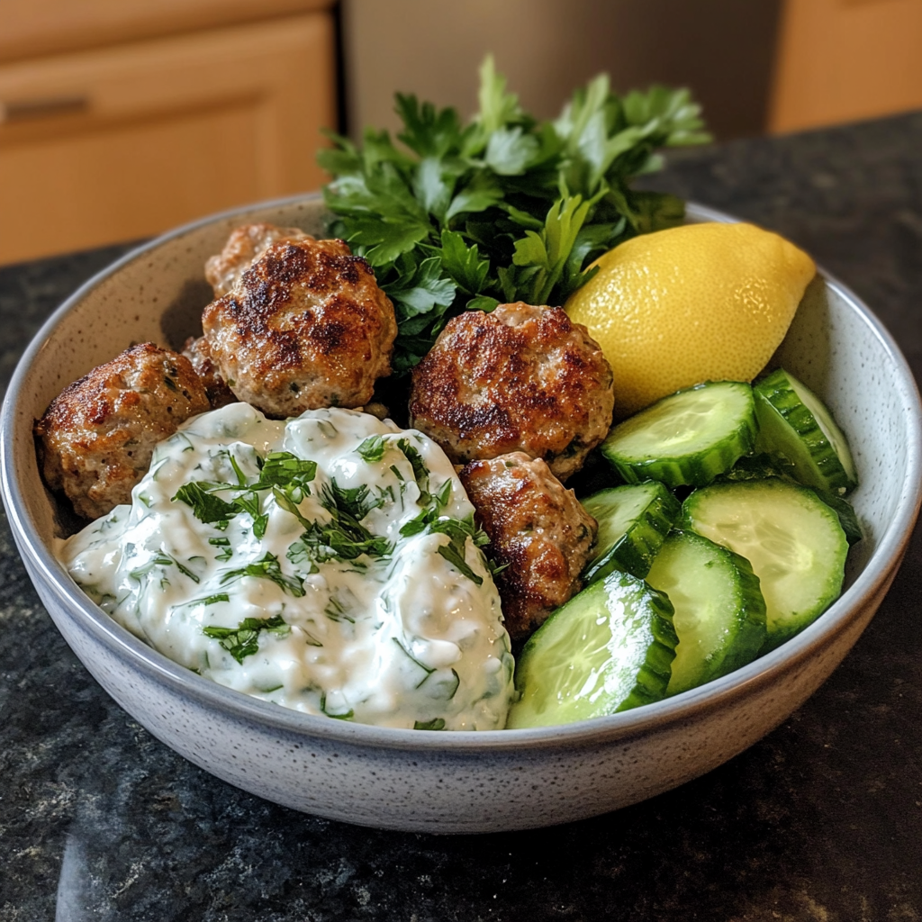 Greek Turkey Meatballs 5 Steps Easy Delicious