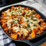 Ground Turkey Sweet Potato Bake 30 Minutes Easy Delicious