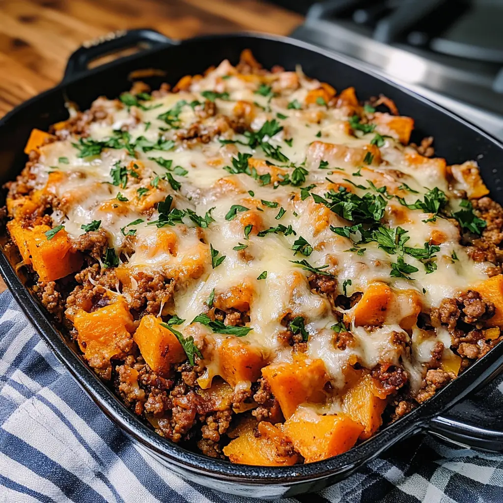 Ground Turkey Sweet Potato Bake 30 Minutes Easy Delicious