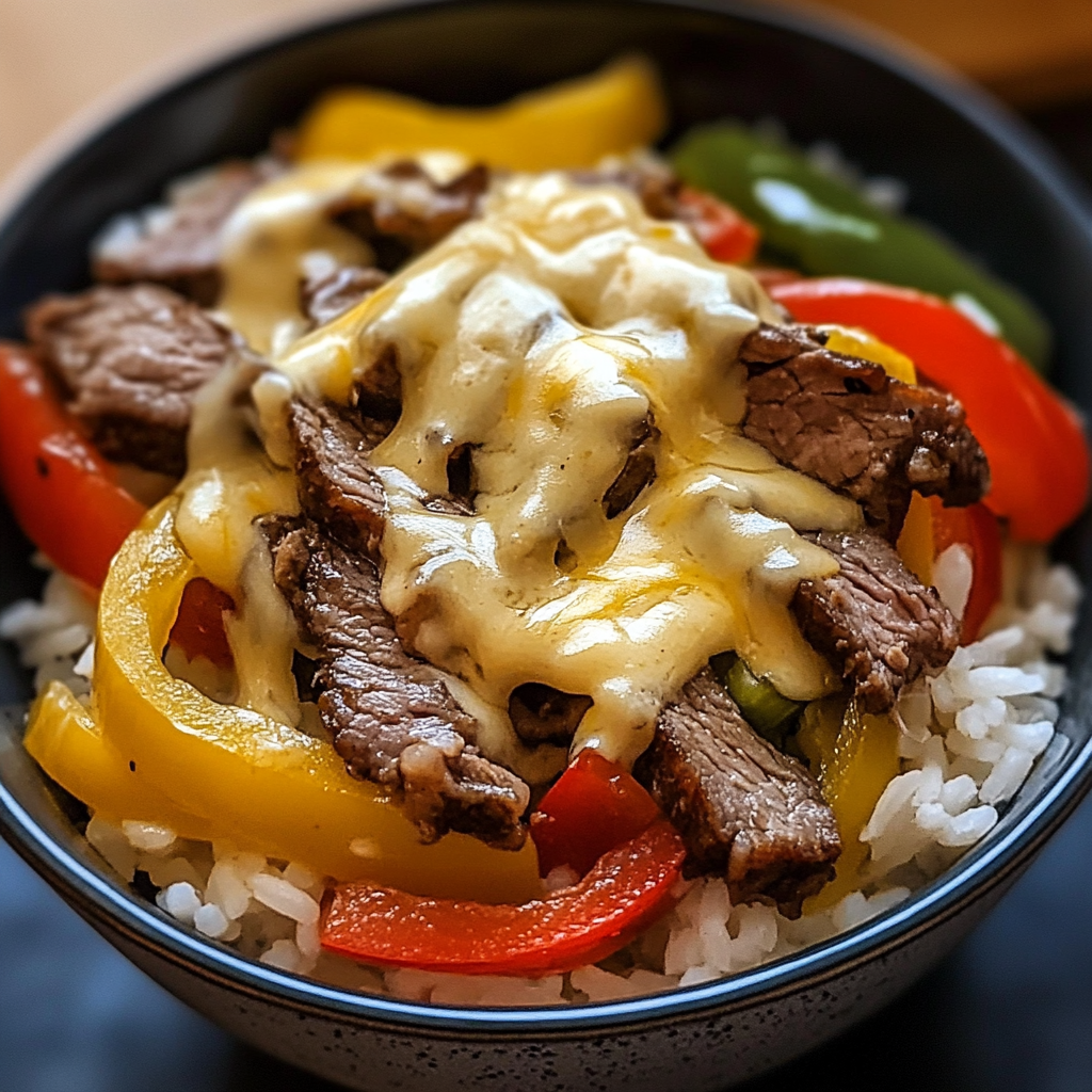 High Protein Philly Cheesesteak Rice Bowls 5 Steps Ultimate Delicious