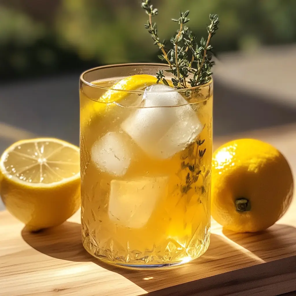Honey Lemon Thyme Refresher 4 Ingredients Easy Delicious