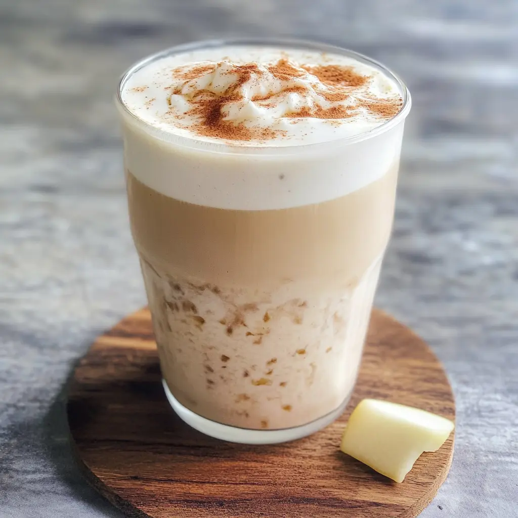 Iced Apple Crisp Cream Chai Latte 5 Steps Awesome Delicious