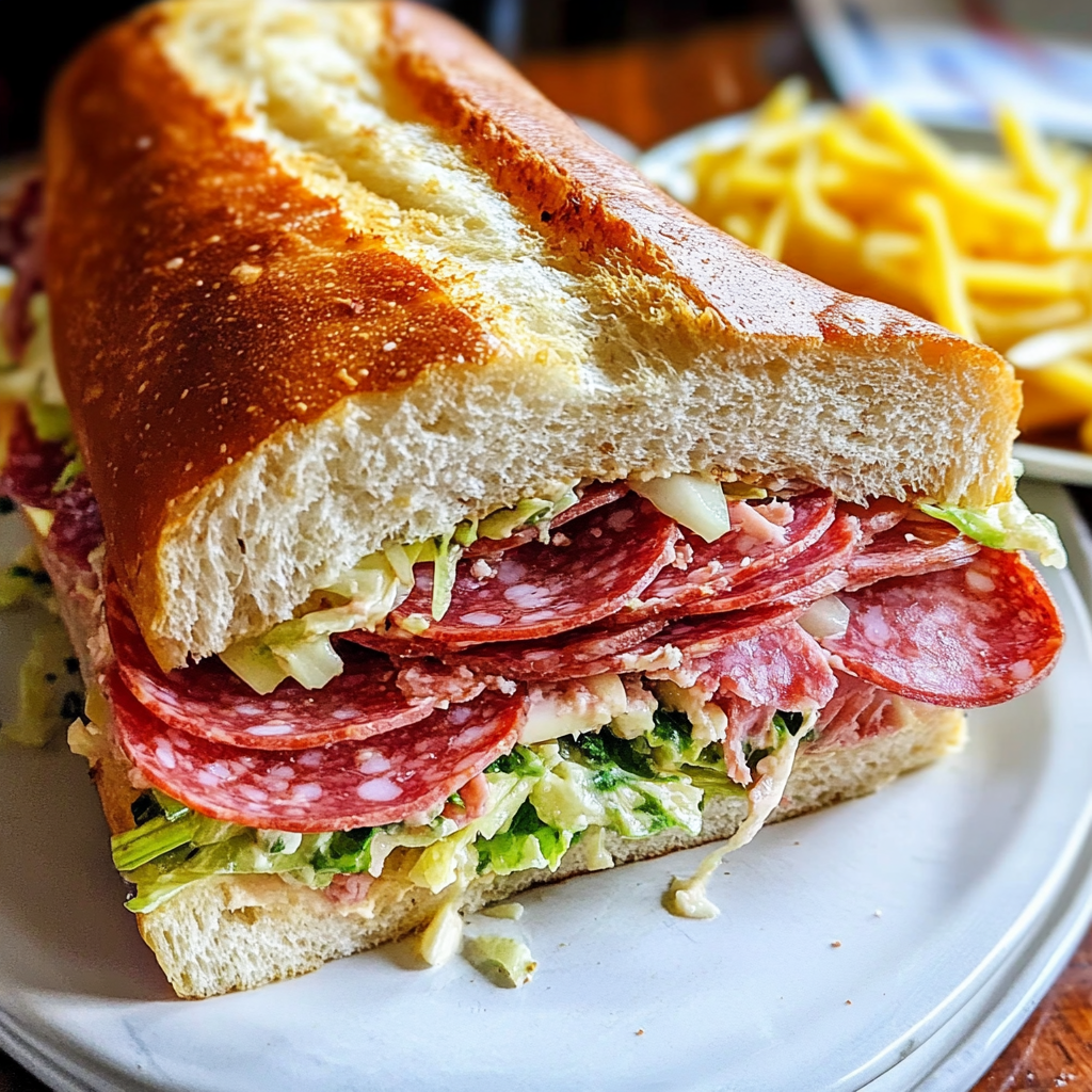 Italian Grinder Salad Sandwich 5 Steps Ultimate Delicious