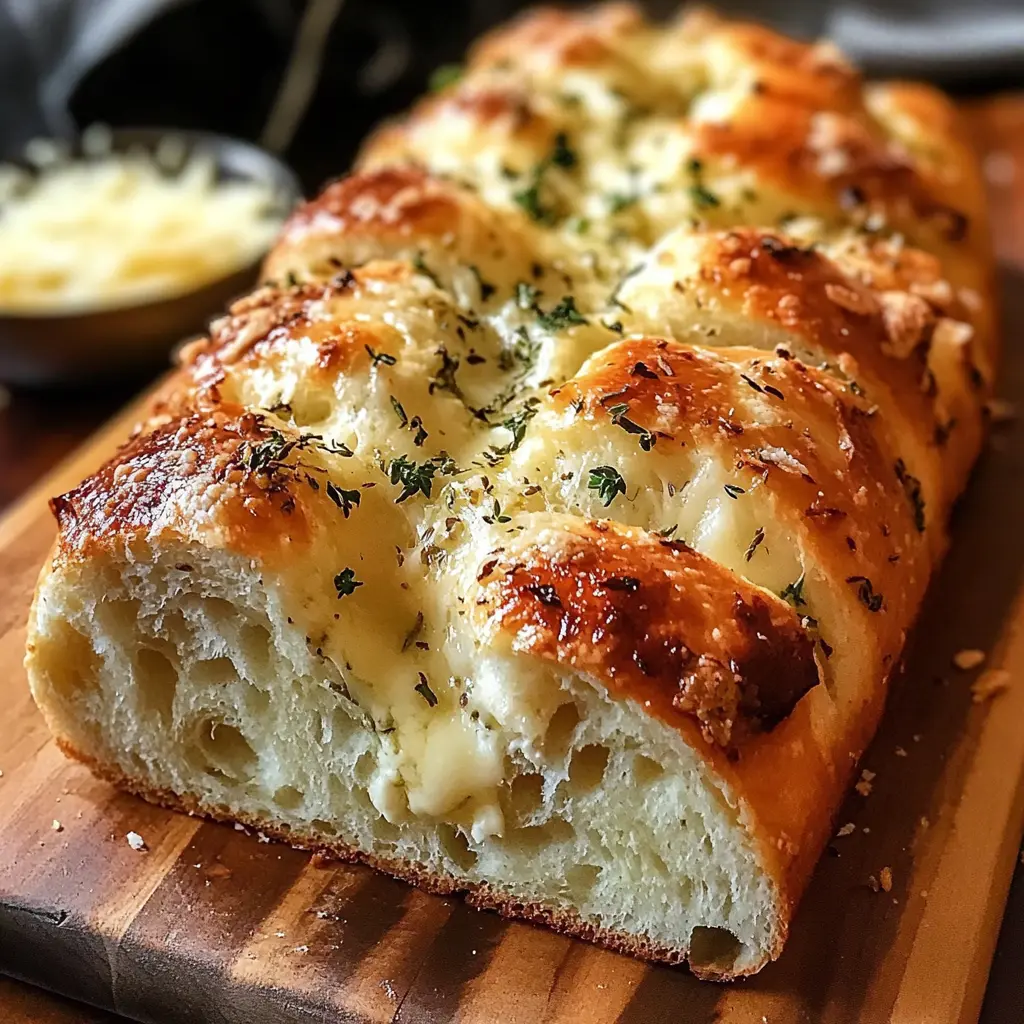 Italian Herb Cheese Bread 10 Steps Easy Delicious