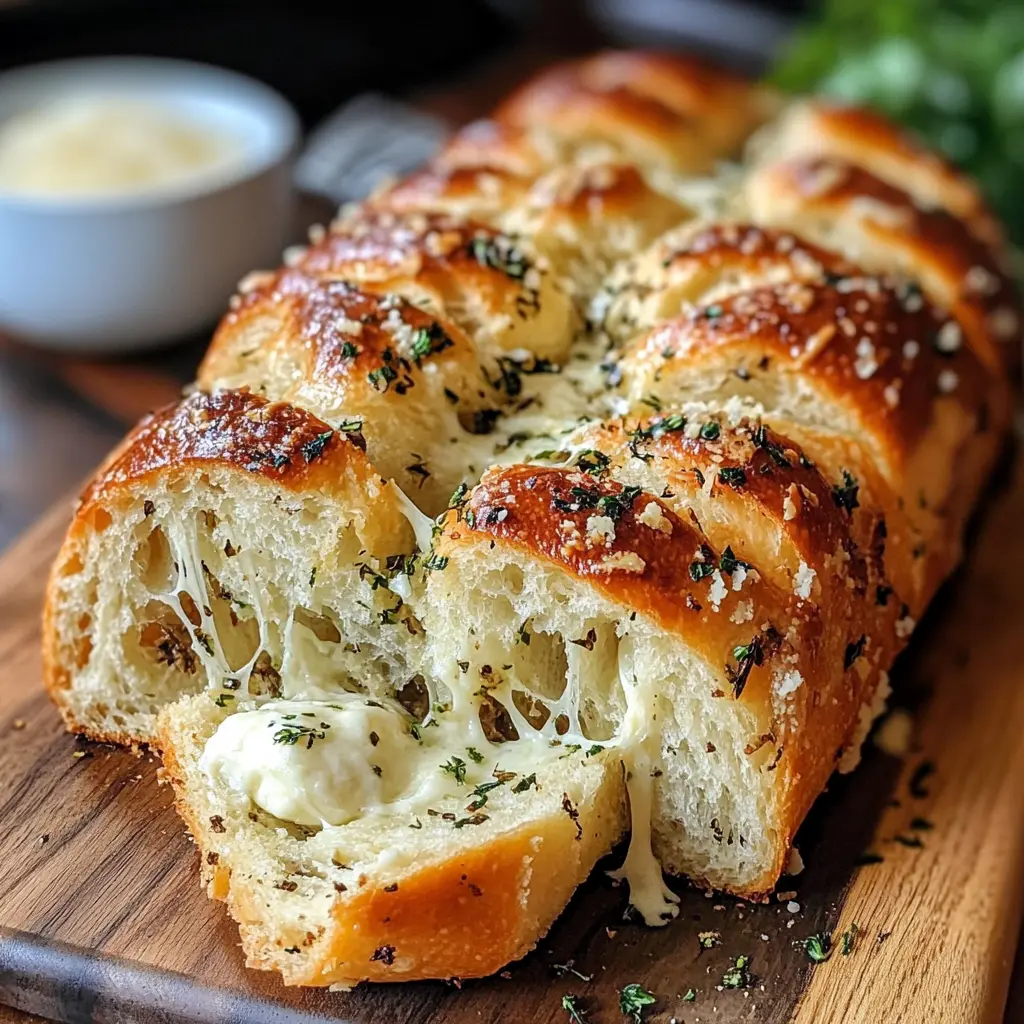 Italian Herb Cheese Bread 10 Steps Easy Delicious