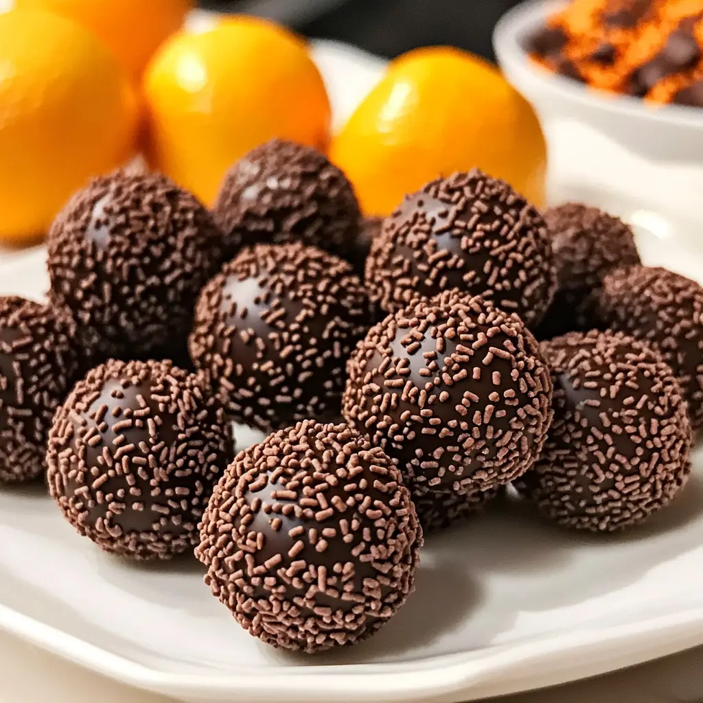 Juicy Orange Chocolate Christmas Truffles 4 Servings Easy Delicious