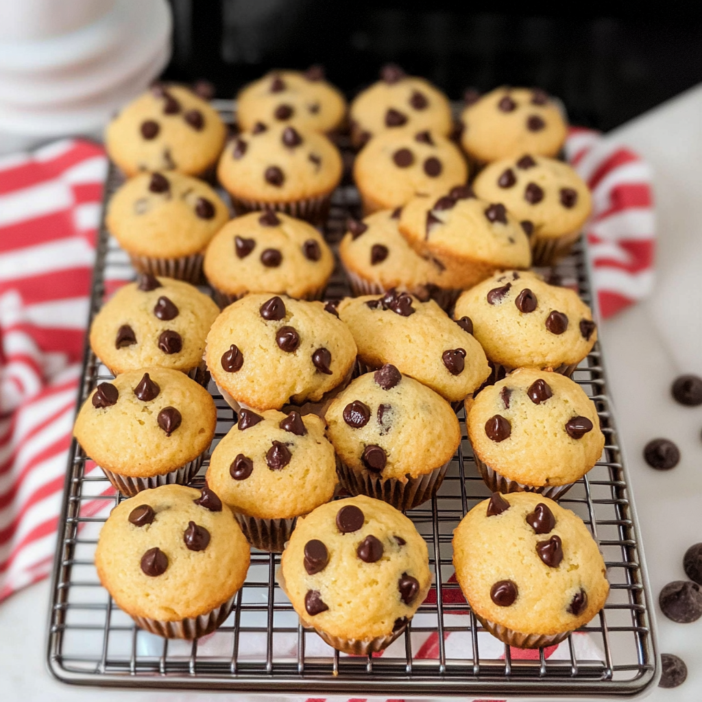 Mini Chocolate Chip Muffins 12 Minutes Easy Delicious