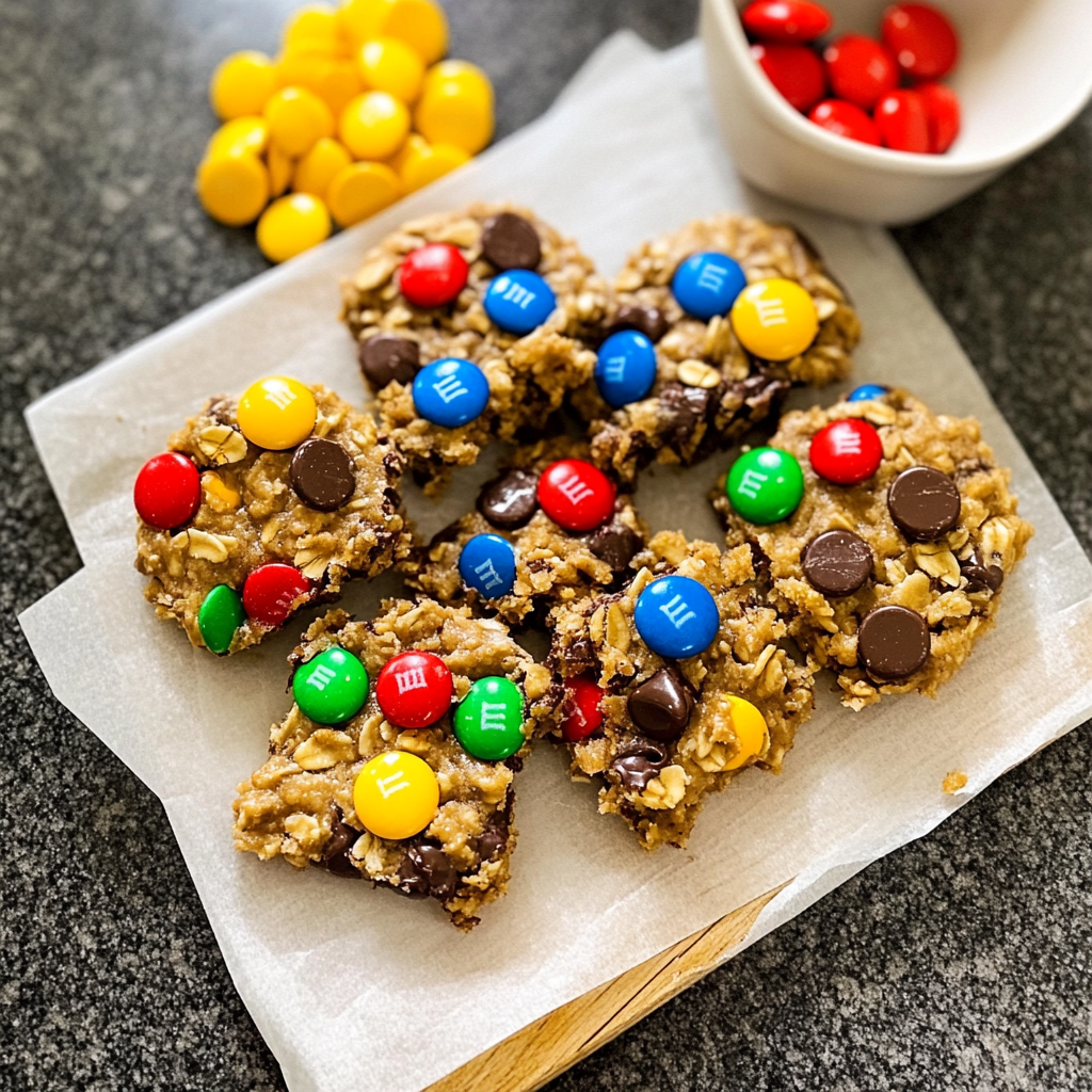 No Bake Monster Cookies 6 Steps Ultimate Delicious