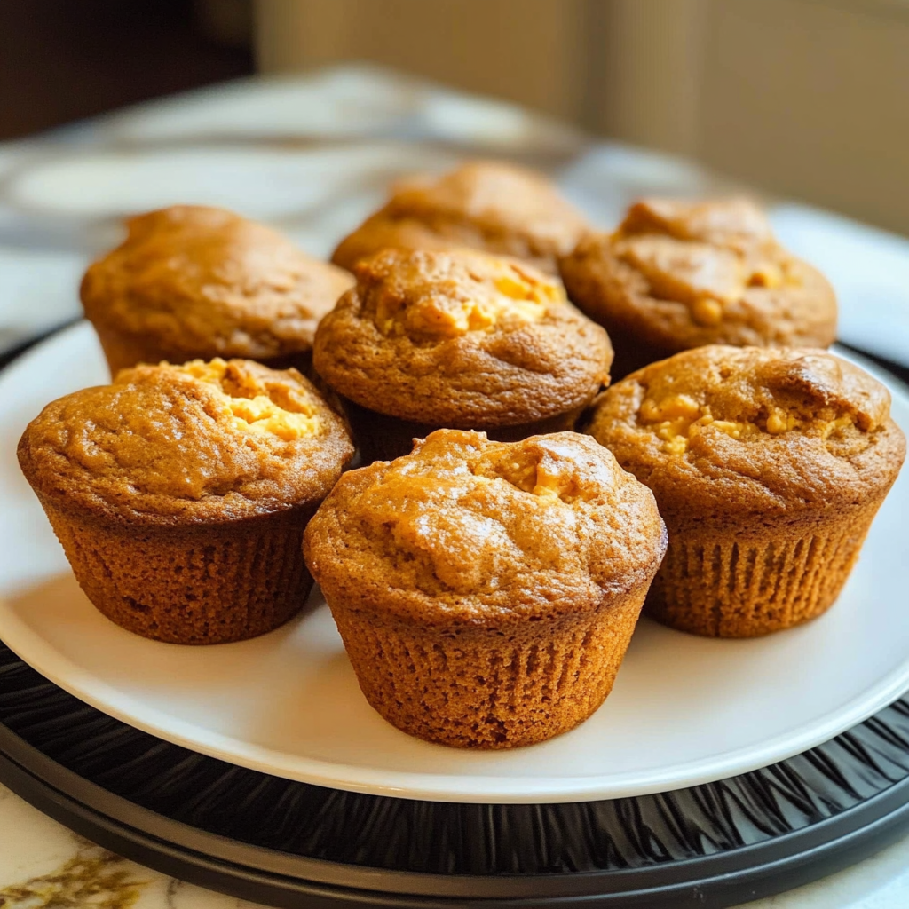 Pumpkin Cottage Cheese Muffins 7 Ingredients Easy Delicious