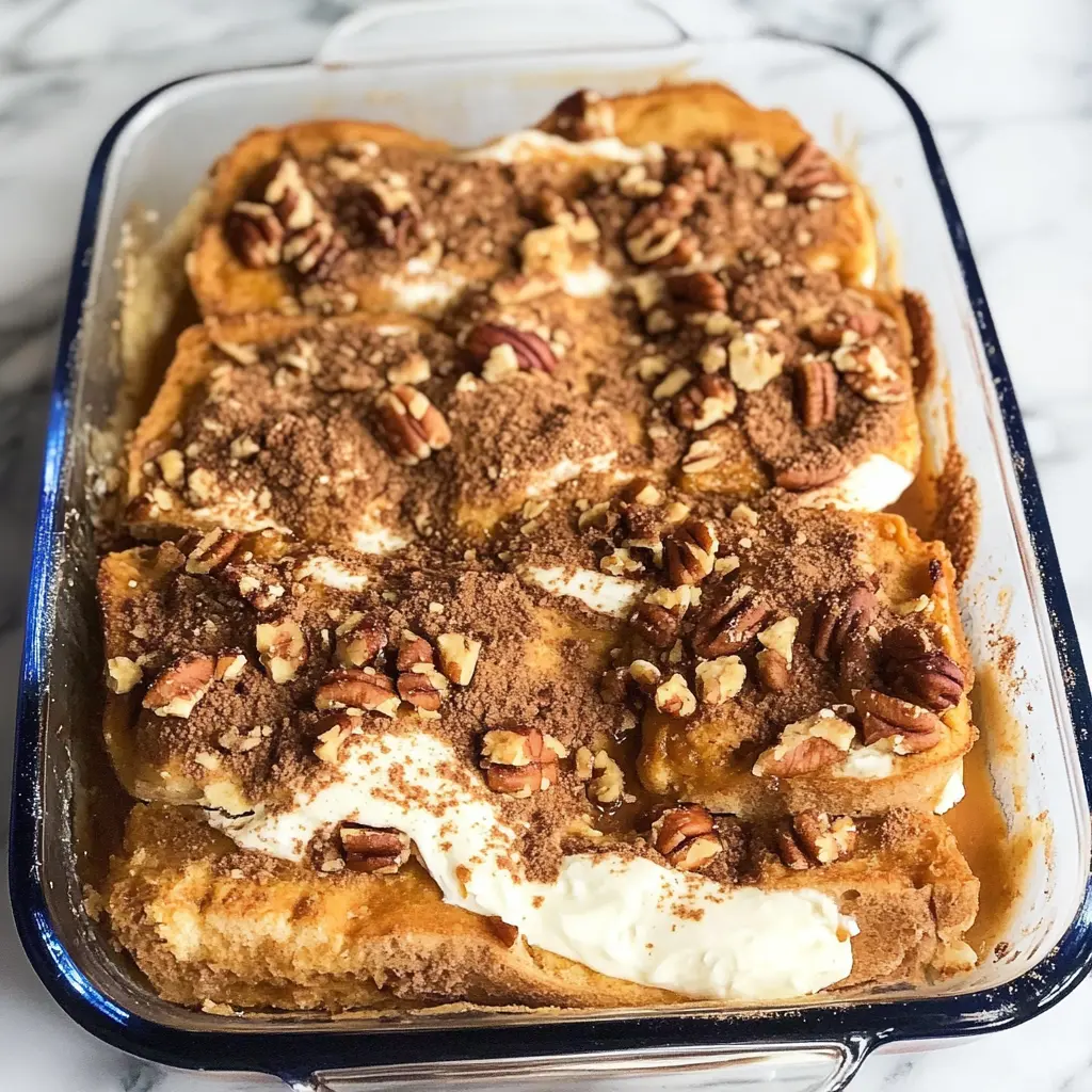 Pumpkin French Toast Bake 8 Ingredients Ultimate Delicious
