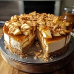 Salted Caramel Apple Pie Cheesecake 7 Ingredients Perfect Delicious