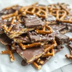 Salted Caramel Pretzel Bark 4 Servings Easy Delicious