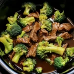 Savory Crock Pot Beef and Broccoli 4 Steps Easy Delicious