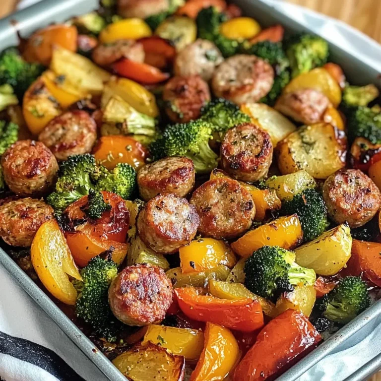 Sheet Pan Sausage and Veggies 30 Minutes Quick Delicious