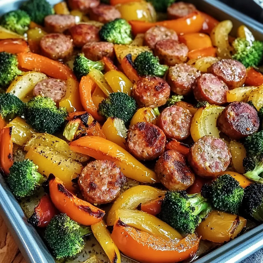 Sheet Pan Sausage and Veggies 30 Minutes Quick Delicious
